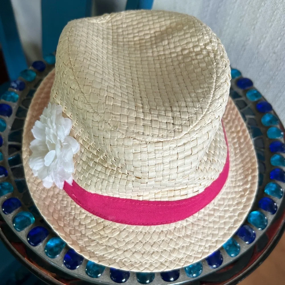 Girl’s Straw Fedora